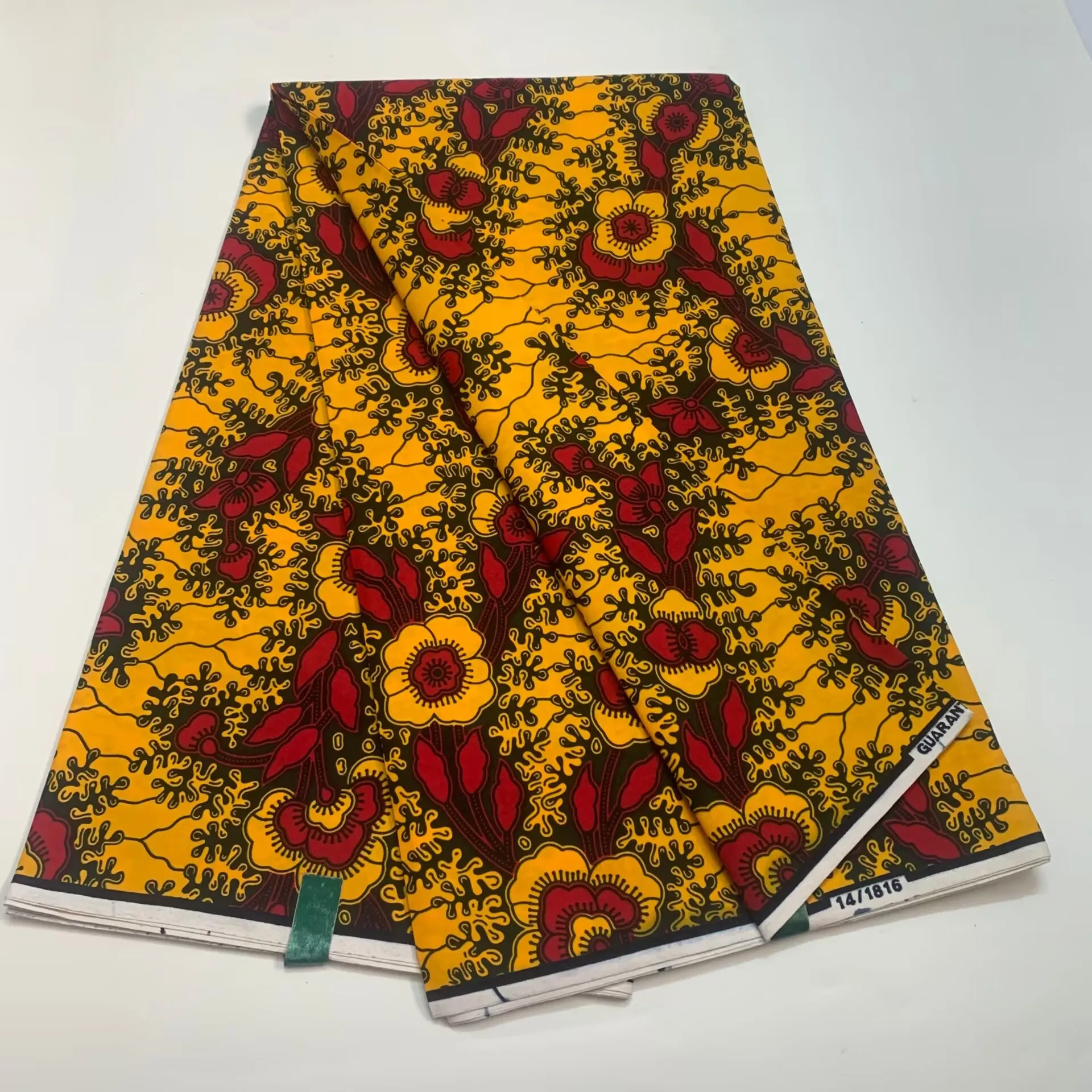 2025 Ghana Ankara African Wax Prints 100% Cottonr Fabric Binta Real Wax High Quality 6 Yard African Fabric For Party Dress Soft
