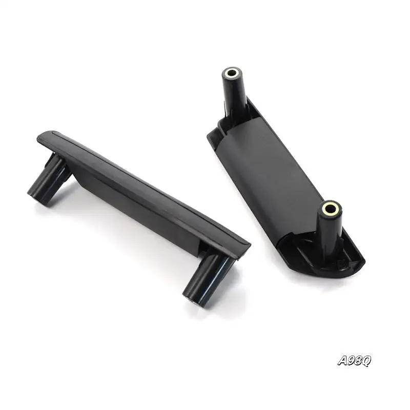 

Left+Right Front Interior Door Handle Cover Mount Black For VW T5 2009 2010-2015 7H0867179,7H0867180