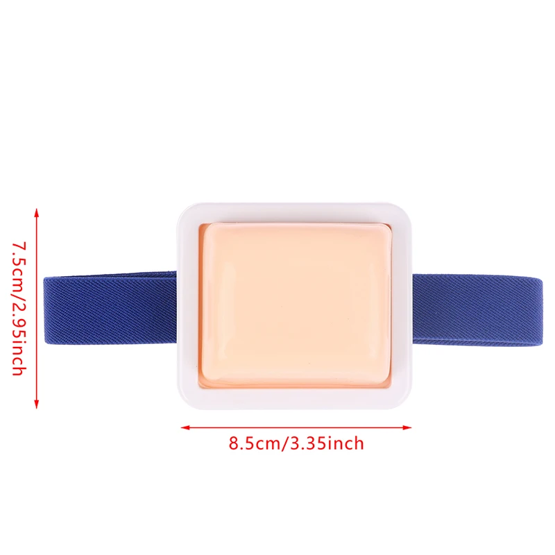 1PC Wearable Intravenous Intramuscular Injection Training Pad Injection Practice Pad Venipuncture Training Injection Simulation