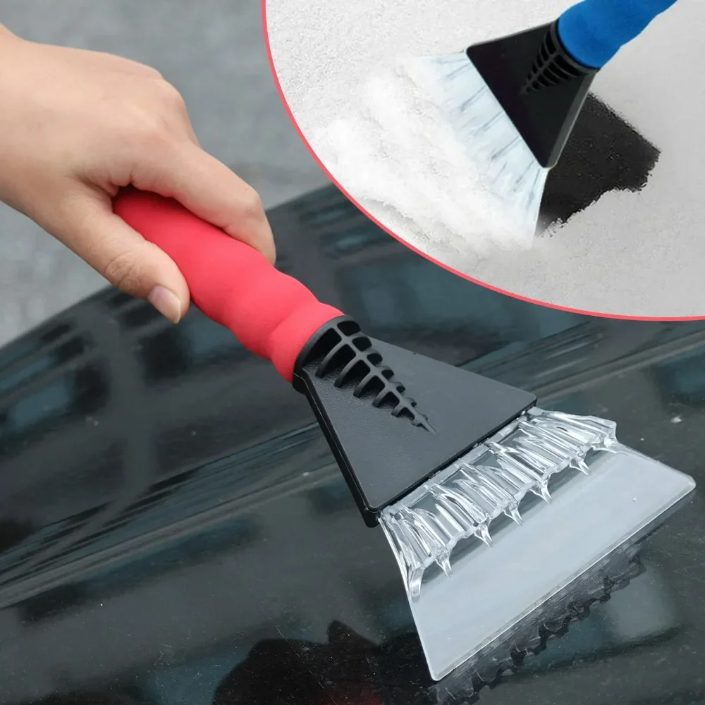 Car Snow Shovel with Foam Grip Winter Car Truck Off-road Windshield Rearview Mirror Window Ice Scraper Frost Snow Removal Tools