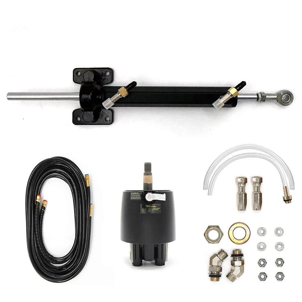 

Marine Hydraulic Steering System Kit For Inboard Up To 11m Or 36ft Boat Min 2 pieces