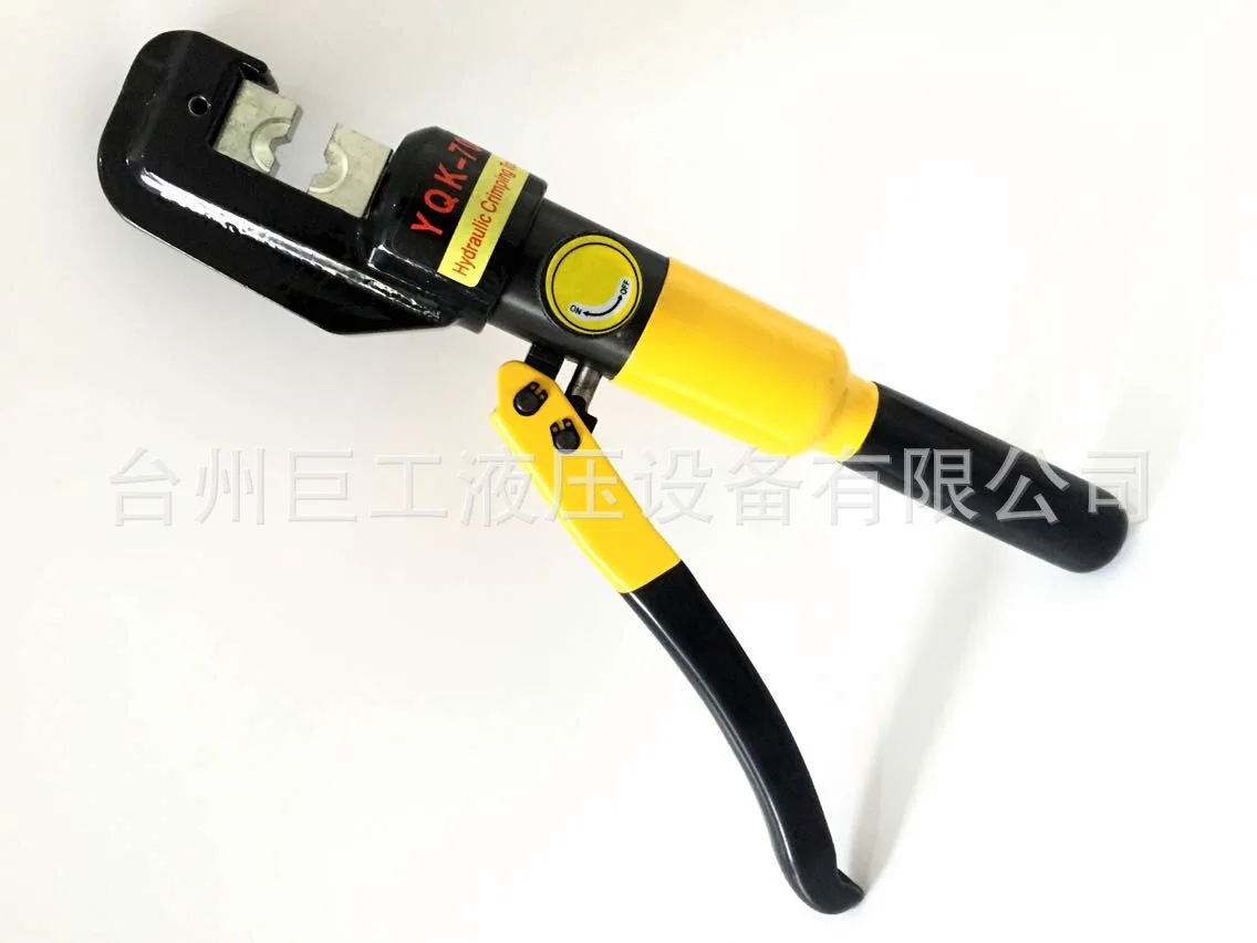 Spedizione veloce Strumento di crimpatura idraulico Capocorda Pinza piegatrice Strumento di compressione idraulica YQK-70 4-70mm2 Pressione 5-6T ES e