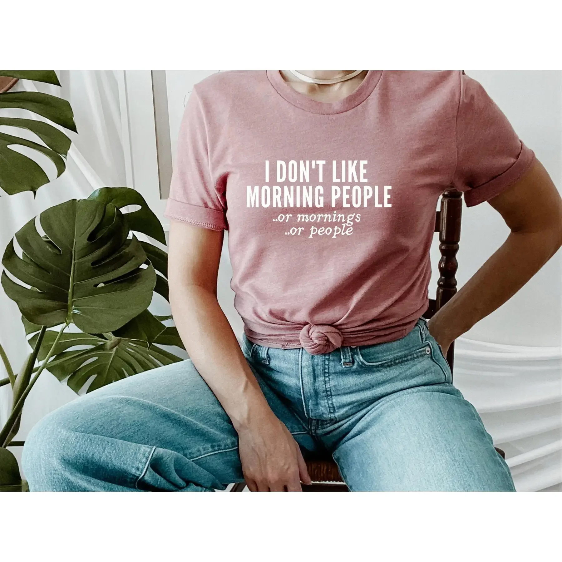 

I Don t Like Morning People Shirt or Mornings Sarcastic Funny