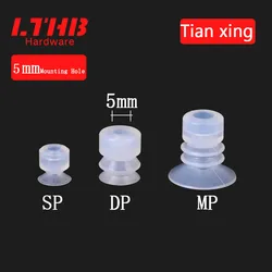 Pneumatic Vacuum Suction Cup 5 Mounting Hole Nozzle Injection Molding Machine Manipulator Accessories Hardware Silicone Suction