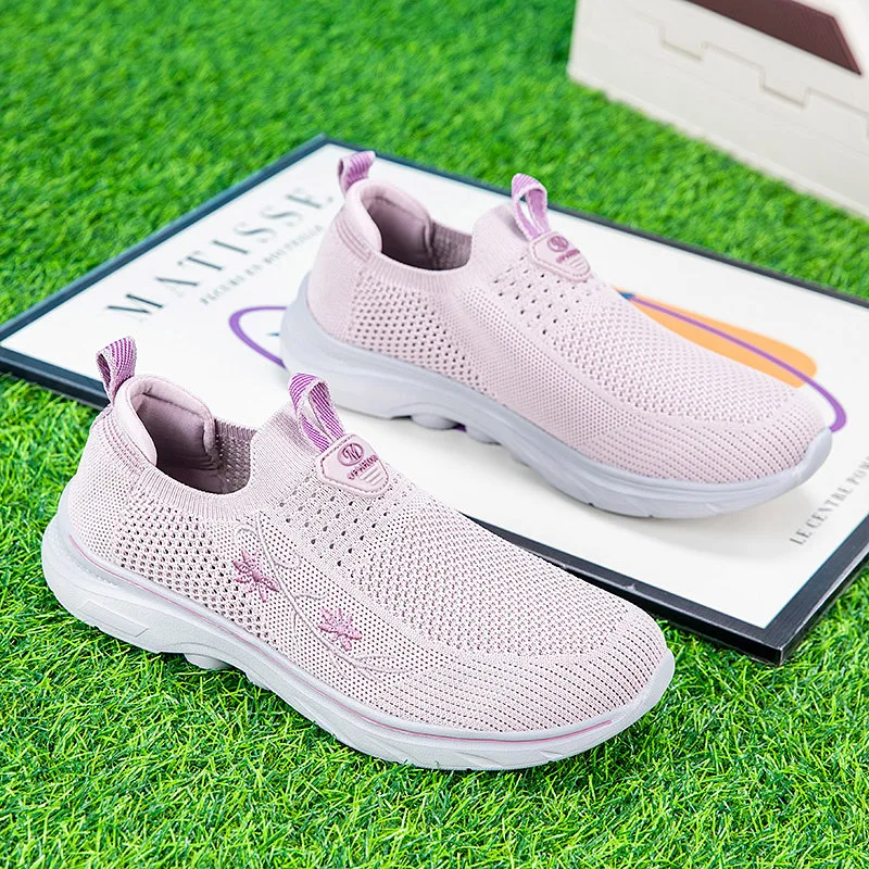 

Новинка 2024 года, кроссовки, мягкие и удобные летние амортизирующие сетчатые дышащие женские кроссовки, уличная многофункциональная повседневная обувь