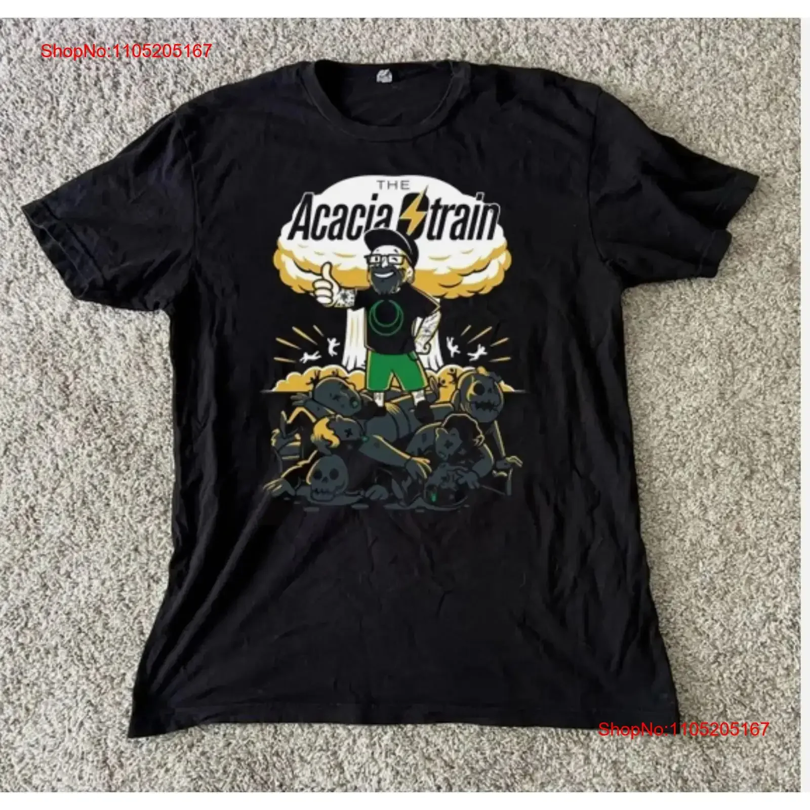

Vintage The Acacia Strain Band T Shirt Concert S to 5XL vintage Washed streetwear Stylish Versatile Soft graphic fashion Casual