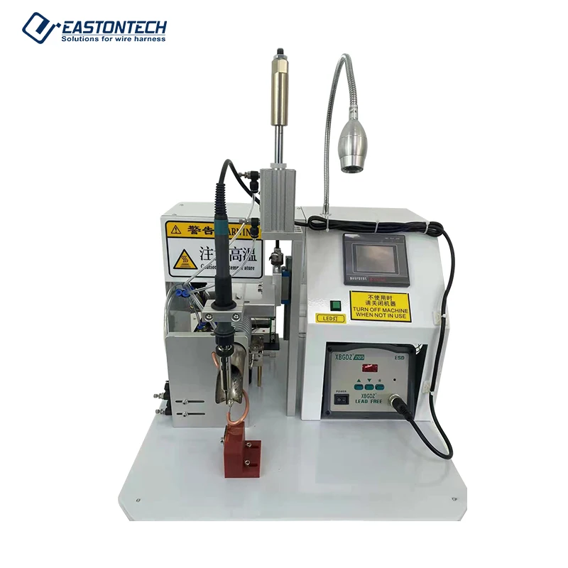 

EW-6020 Pedal Control USB Cable Charging Solder Machine AC DC Cable Welding Robot Machine For Sale