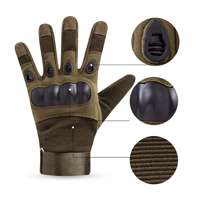 Outdoor Sports Locomotive Military Fans Gloves Winter Warm Outdoor Motorcycle Tactical Gloves Riding Gloves