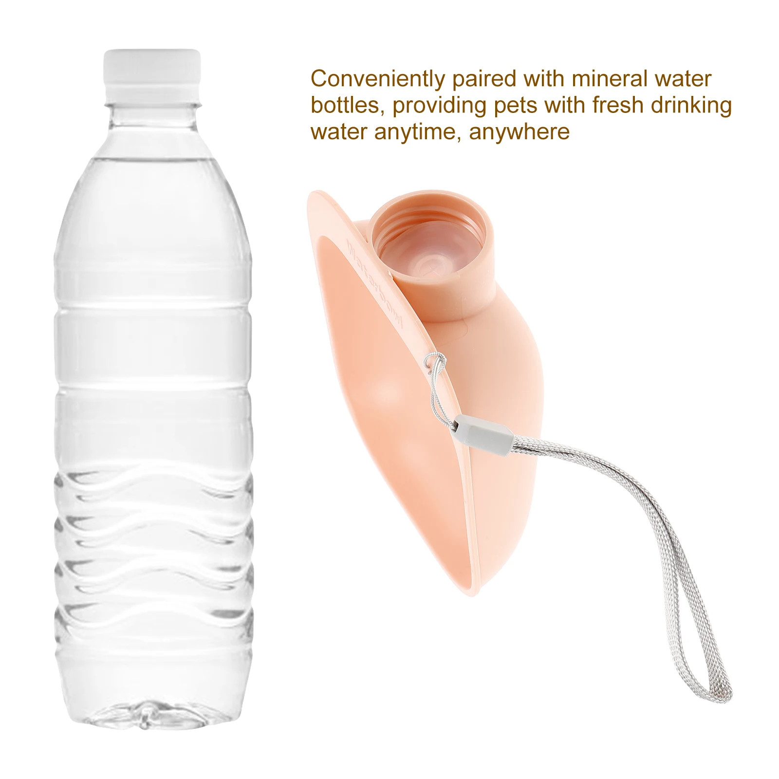 

Pet Portable Water Dispenser For Dogs Connects Mineral Bottles Leak-Proof Travel Bowl Outdoor Car Use Dog Water Bottle Drinking