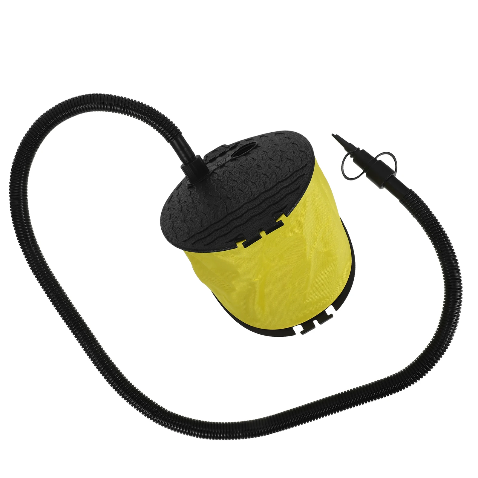 

3pcs Foot Air Pump Hardwearing Quick Easy Use Collapsible Inflator for Kayak Boats Inflatables Deflation Adapters Included