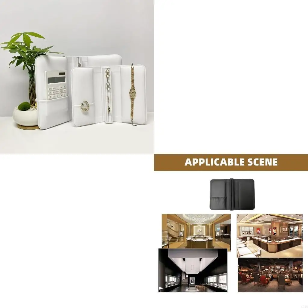 

Portable Earring Jewelry Storage Holder Book Designed Felt Pages Jewelry Case