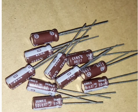 20pcs/lot Japanese original ELNA SILMIC II 50V 0.47UF 5X11MM audio electrolytic capacitors free shipping