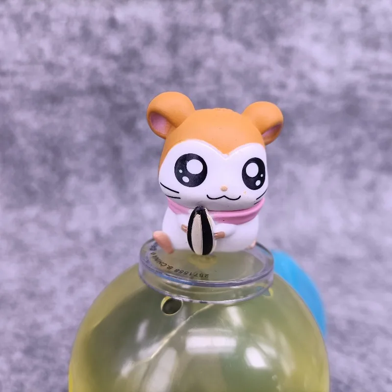 

Bandai Hamtaro Gachapon Capsule Toy Cute Hamster Doll Munching on Sunflower Seeds Model Collection Ornaments Boy Girls Gifts