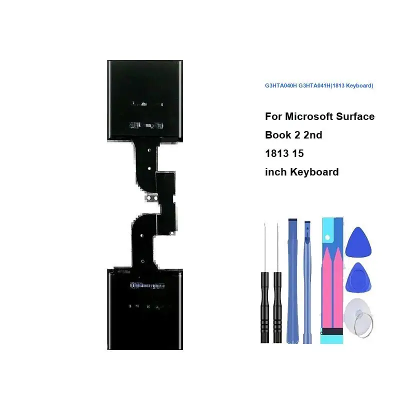 Tablet Battery For Microsoft Surface Book 2 2Nd 1813 15 Inch Keyboard G3HTA040H G3HTA041H 3070Mah 