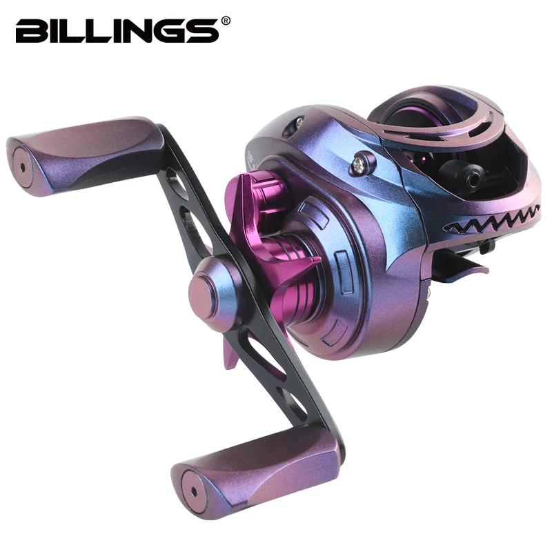 BILLINGS Baitcasting Reel JLB Series 7.2:1 Gear Ratio 17.6LB Max Drag Fishing Reel Suitable for fresh water