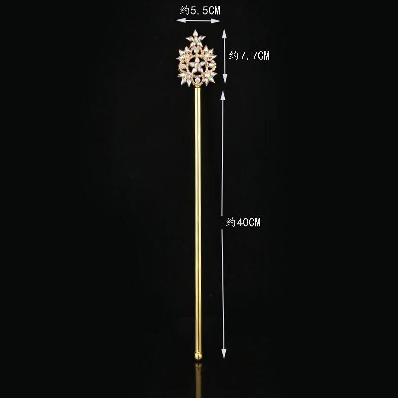 Star Rhinestone Wand Fairy Scepter Princess Stick