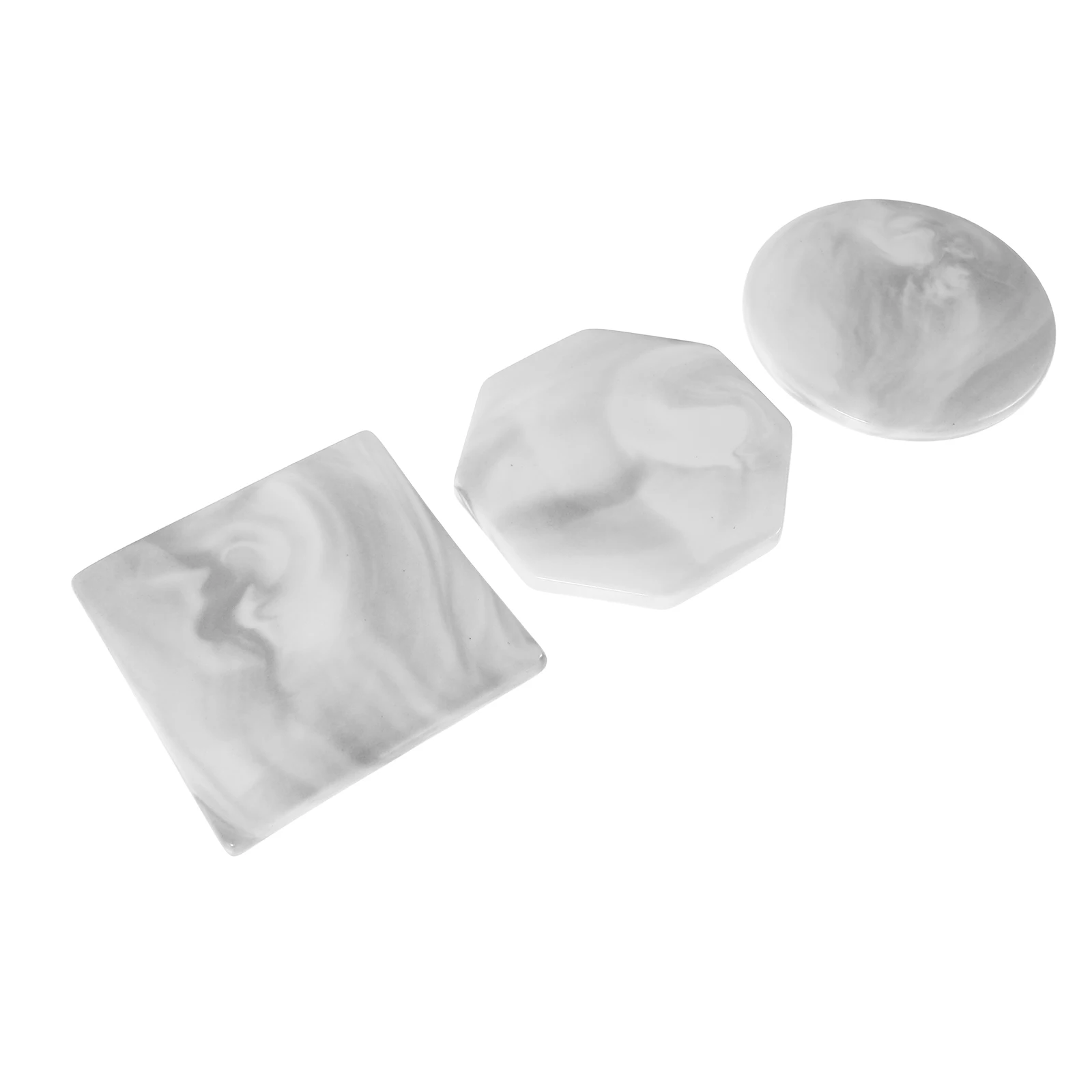 

3Pcs Heat Resistant Wax Seal Ceramic Pad for Stamping Elegant Design Multi-Functional Home Office Decor Coaster