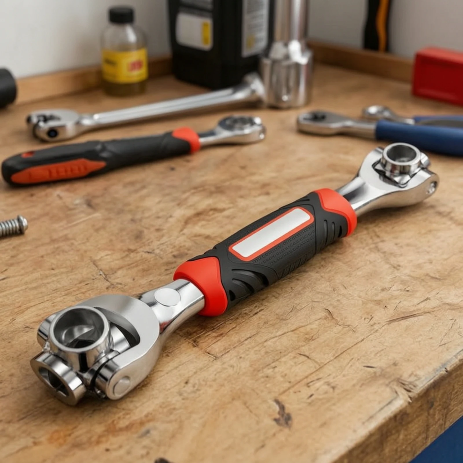 ratchet-wrench-with-rotating-head-8-in-1-ratchet-wrench-hand-tool-multi-function-chrome-vanadium-for-mechanics