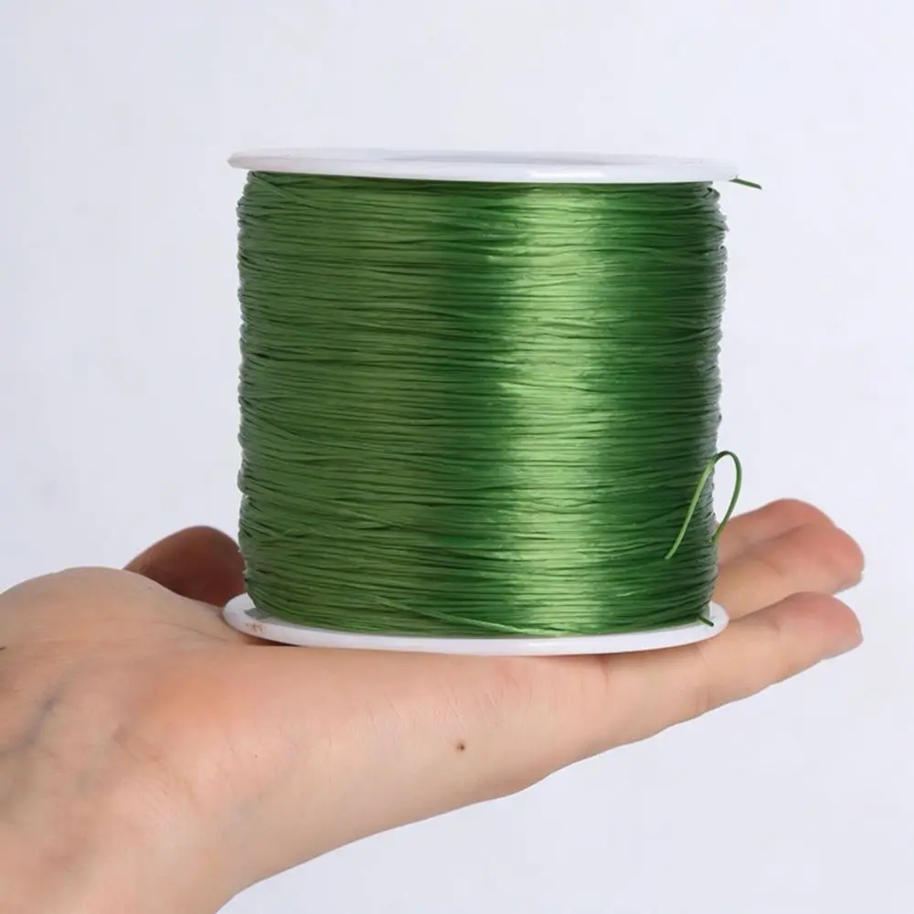 Strong Elastic Thread For Jewelry Beading Flat Stretchy String For Bracelet Necklace Repairing Polyester Crafting Cord