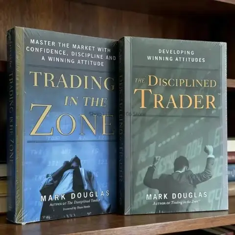 Mark Douglas Trading in The Zone and The Disciplined Trader Book Paperback in EnglishTrading Psychology Self‑Help Reading Books