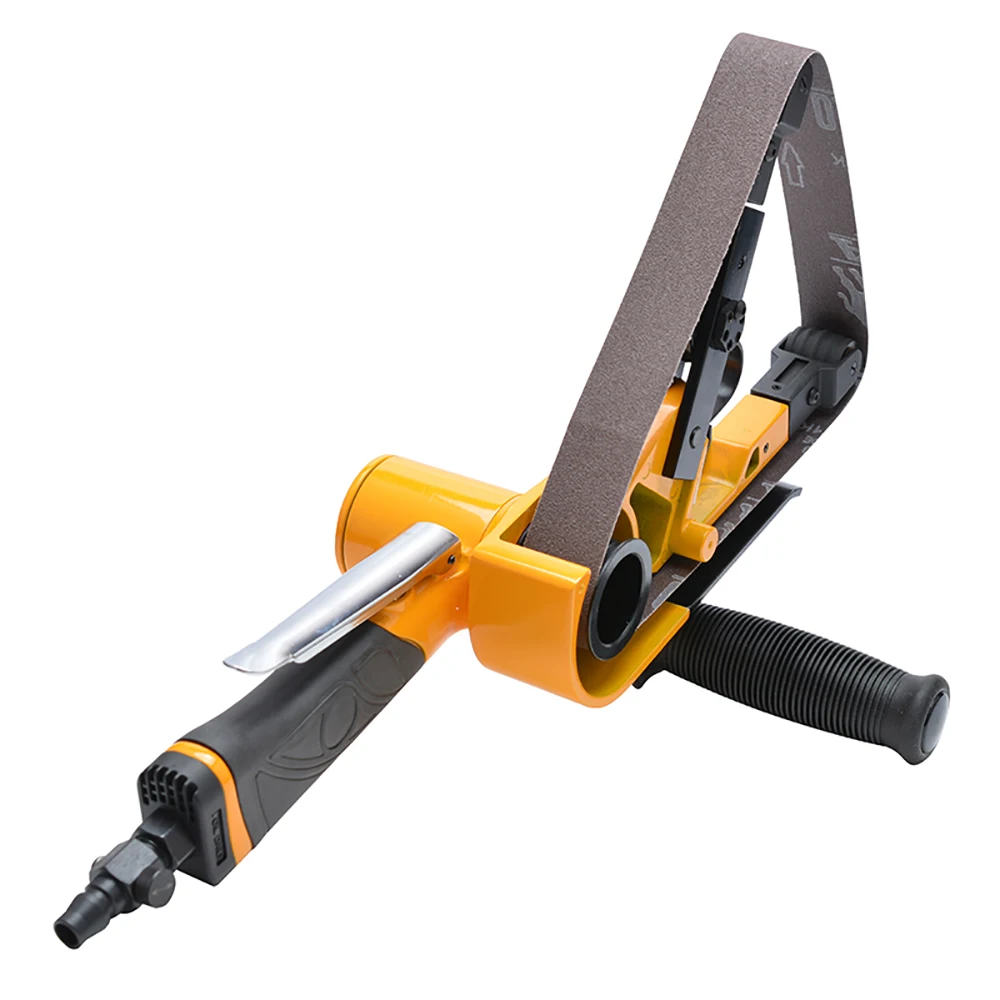 

Pneumatic Air Tube Belt Sander Tube Sanding polishing Machine, 30x640mm belt sander polisher