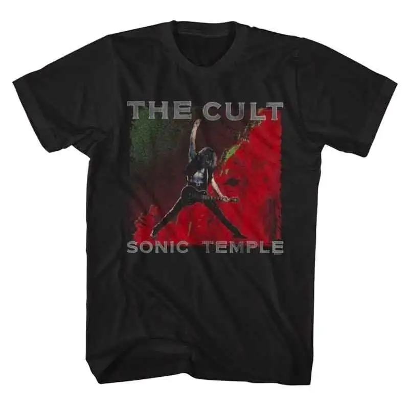 New Authentic The Cult Sonic Temple Album Heavy Metal Band T-Shirt (SML-2XL)