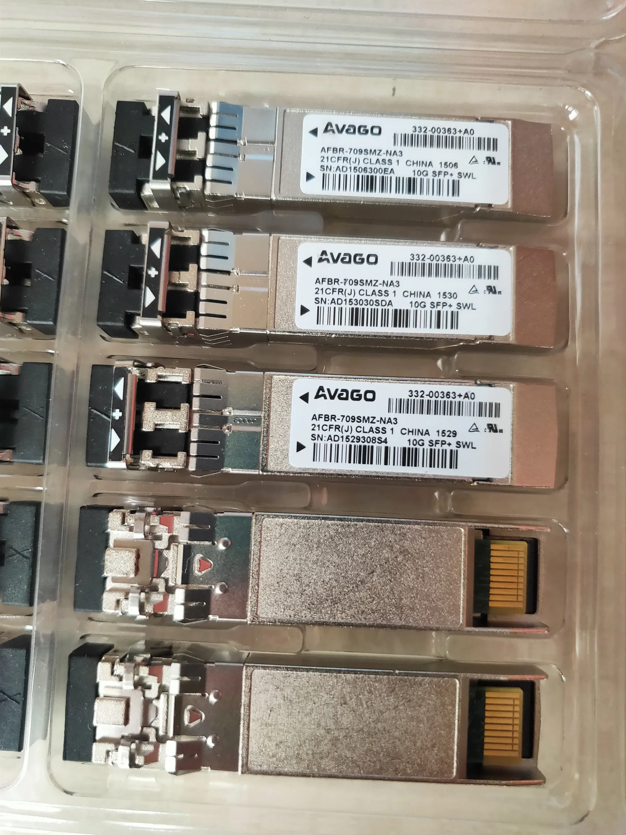 module-emetteur-recepteur-a-double-fibre-multimode-avago-afbr-709smz-na3-332-00363-a0-10g-sfp-swl-10g