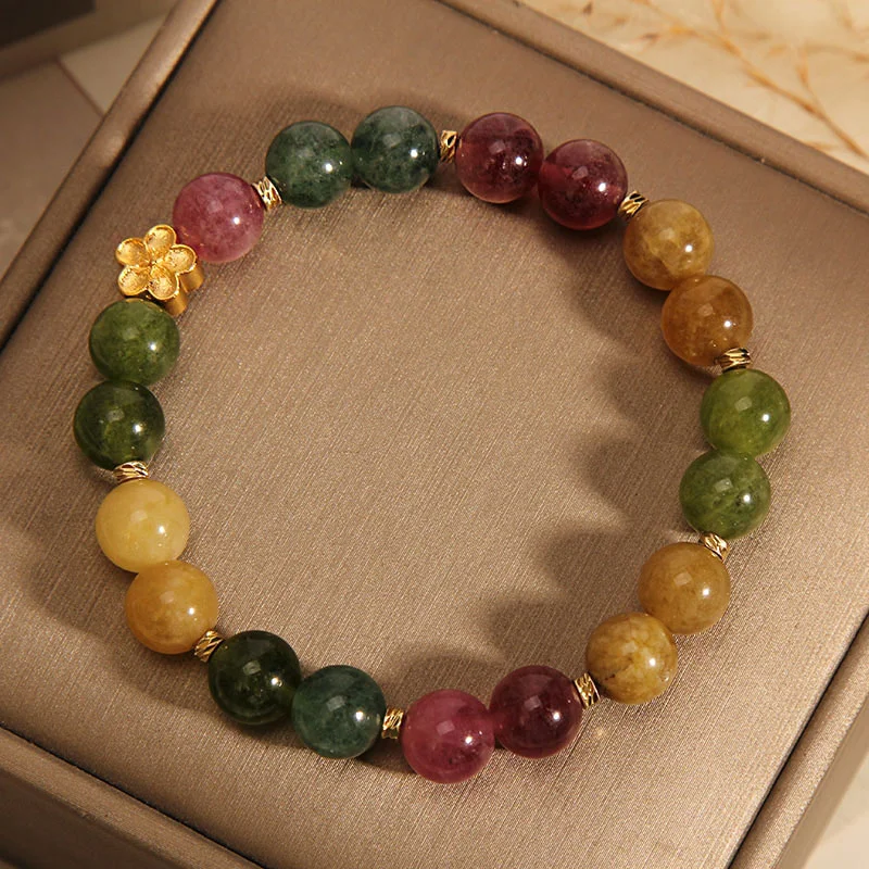 Exquisite Fashion Versatile Bracelet Colorful Light Luxury Beaded Bracelet For Women Girls Fine Jewelry Accessories Gifts image 6