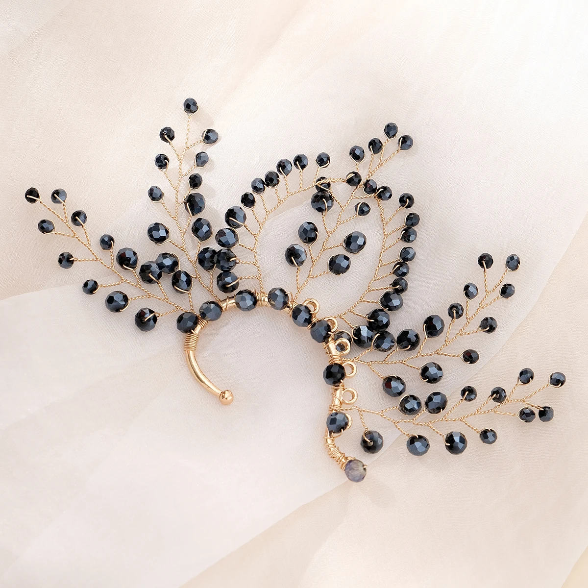 Halloween Spinne Haars pangen für Frauen Mädchen Pony Haarnadeln Strass Haars pangen Halloween Mode Prinzessinnen Haarschmuck – Detail 6