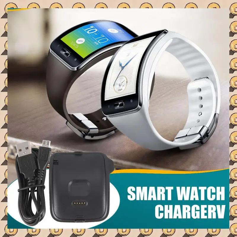 Gear S R750 충전기용 A003, 삼성 Gear S R750 스마트 워치(G용 USB 충전 코드가 포함된 업그레이드된 휴대용 충전기 독 크래들