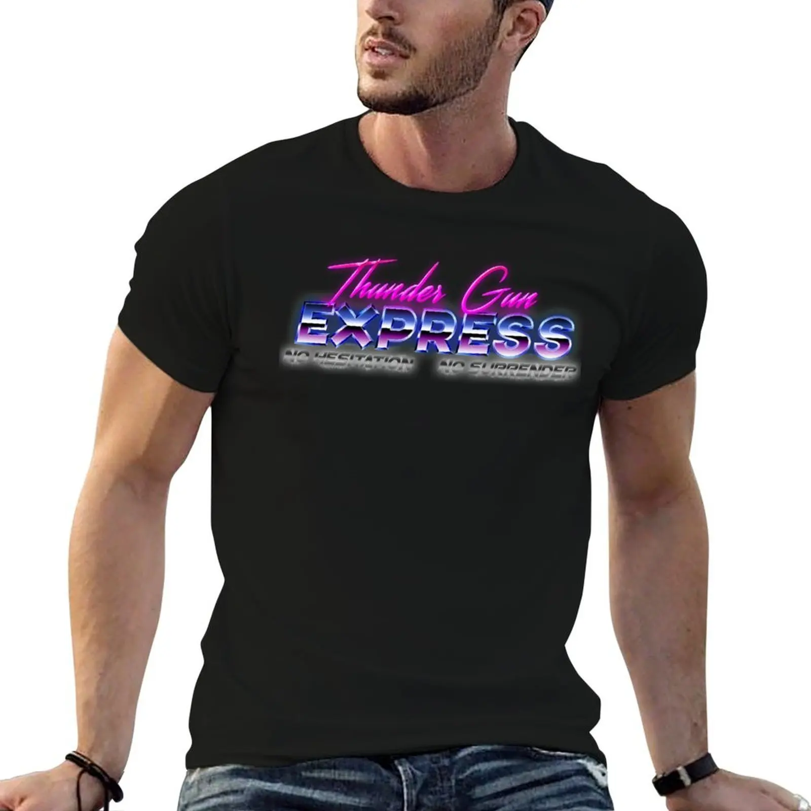

Thunder Gun Express Essential T-Shirt man tshirt t shirt man plain T-Shirt