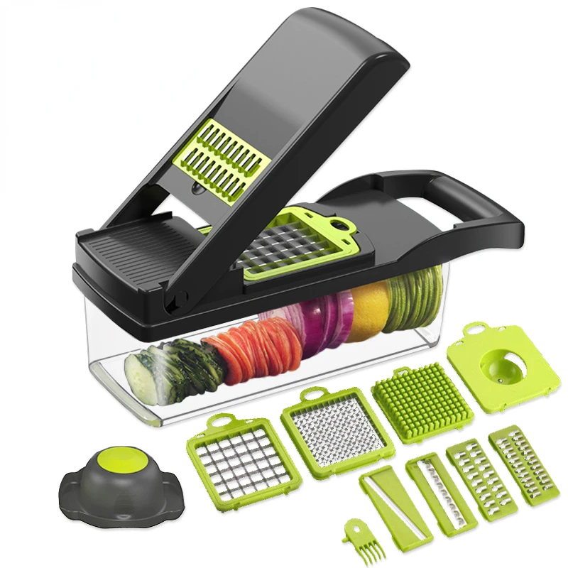 

Onion Chopper Vegetable Chopper Vegetable Slicer Fruit Slicer Vegetable Carrot Grater Drainer Basket Kitchen Accessories Tools