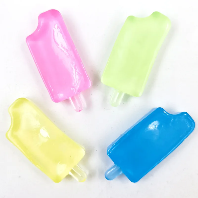 Creativo Jelly Fidget Toy Mini Squishy Toys Mochi Blocco di ghiaccio Palla antistress Giocattolo Cubo trasparente Giocattolo antistress da spremere