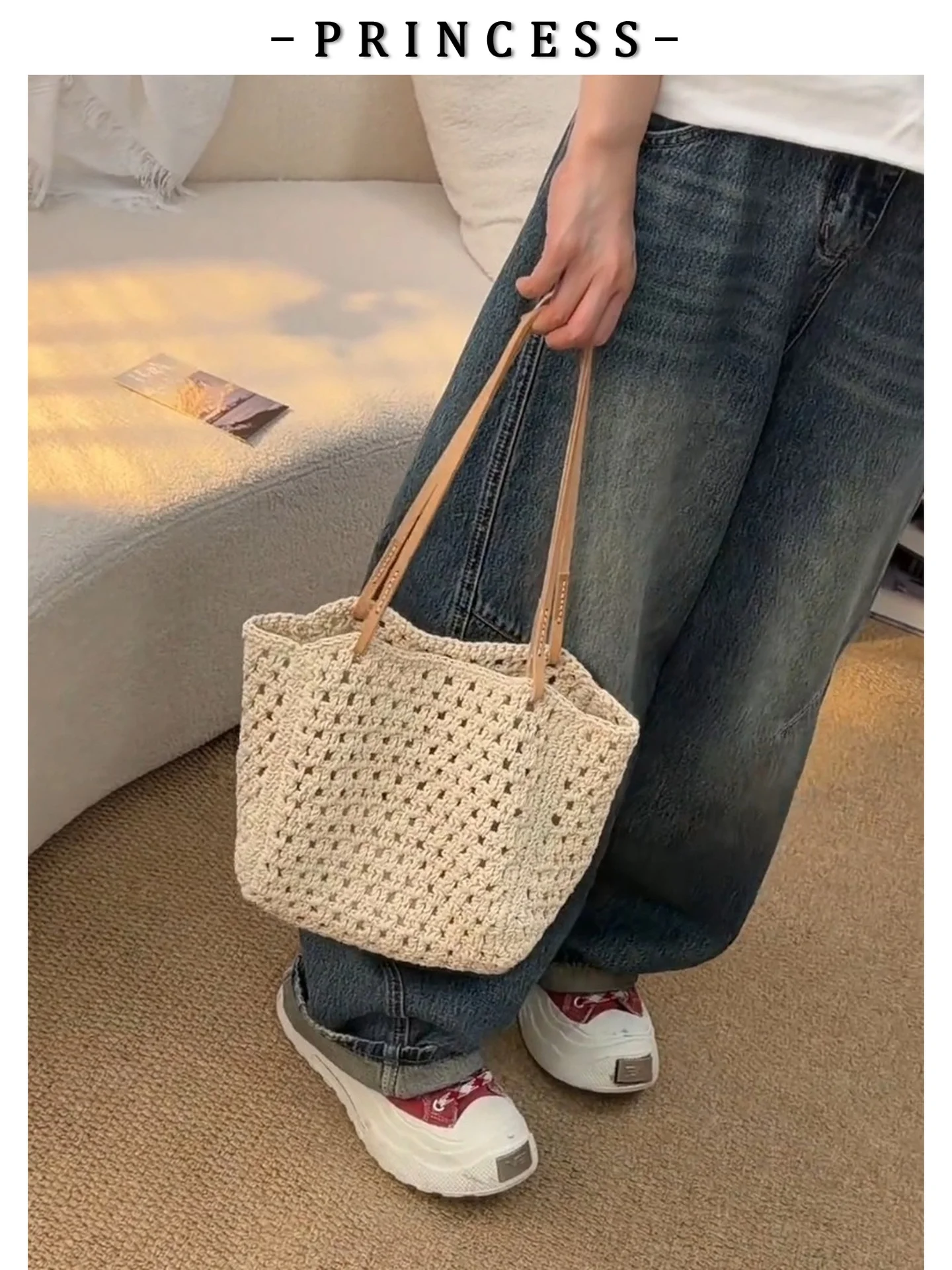 bucket-bag-women's-commuter-tote-large-capacity-woven-bag-handbag-shoulder-bag-soft-pu-leather-casual-pure-color