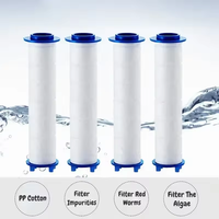 10-40pcs Shower Head Filter Replacement Shower Head Cotton Filter Set Water Purification Bathroom Accessories