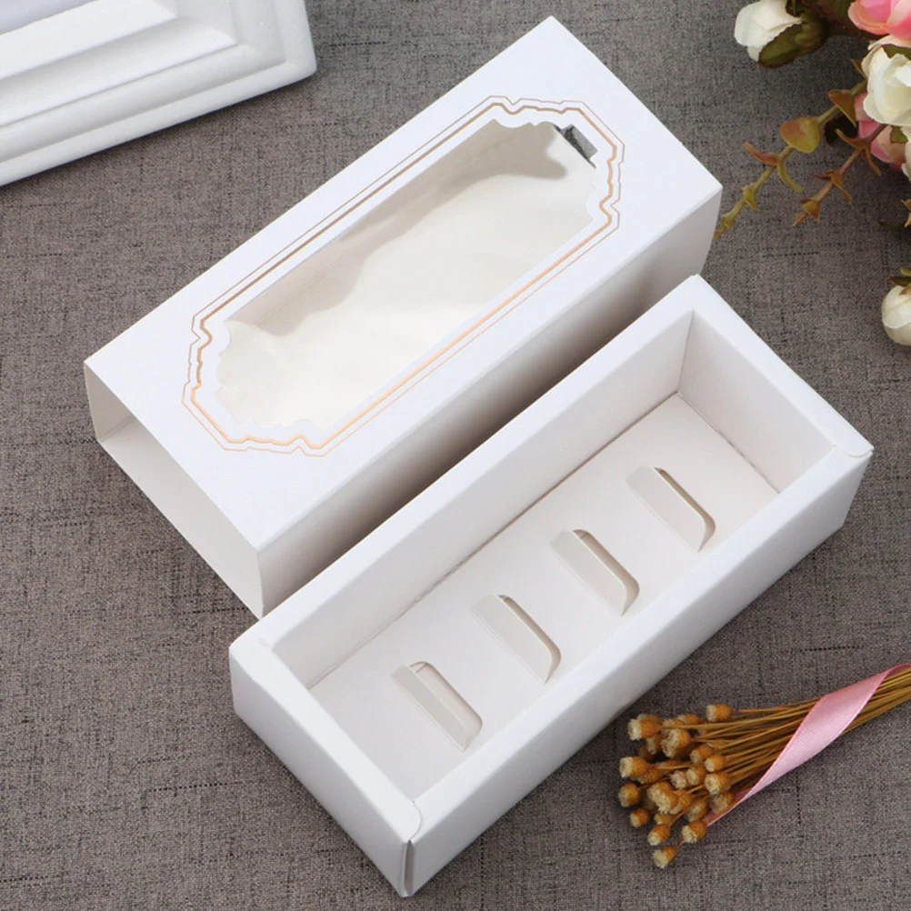 Caixas De Embalagem De Macaron, Recipiente De Macaron, Bolo, Biscoito, Copo De Papel, Biscoito, 30 pcs