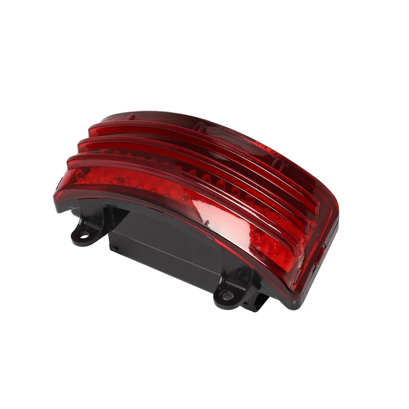 Motorcycle Rear Fender Tip Light Tri-Bar LED Tail Brake Turn Signal Light For  Touring Street Road Glide 2014-2019