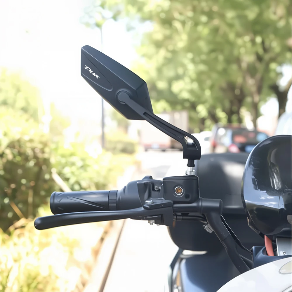 Motorcycle Mirrors Left Right Abs 360° Rotation 18-32mm Bar For YAMAHA NMAX VMAX TMAX XMAX TMAX530 TMAX560 560 650 700 750