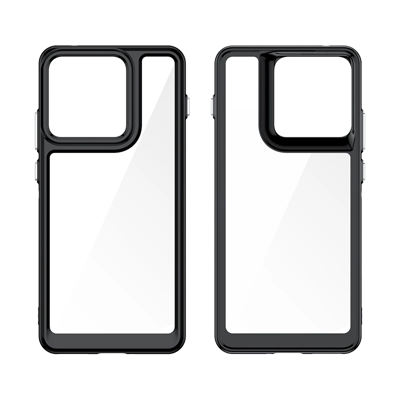 حافظة لهاتف Moto Edge 70 لهاتف Motorola Moto Edge 70 Capas مقاومة للصدمات درع خلفي شفاف اللون شفاف لهاتف Fundas Moto X70 Air #2