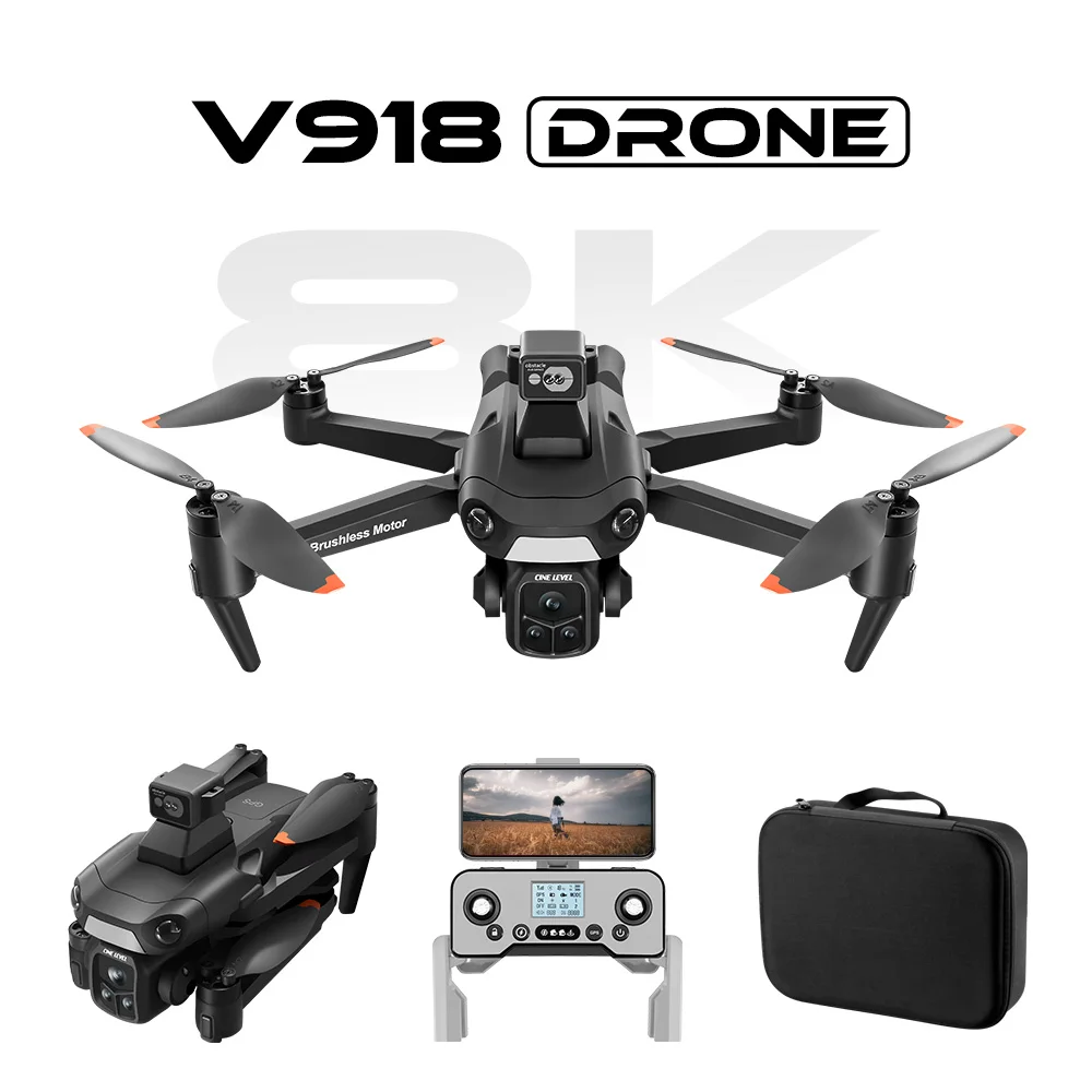 

2025 V918 V198 MAX5G Image Transmission 1500M GPS Laser Obstacle Avoidance Large Battery Capacity Ultra Long Range