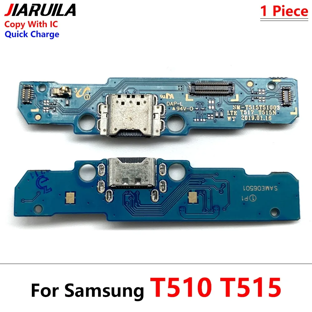 10Pcs/Lot, New For Samsung Tab A 10.1 inch T515 T510 USB Charging Port Dock Charger Plug Connector Main Board Flex Cable