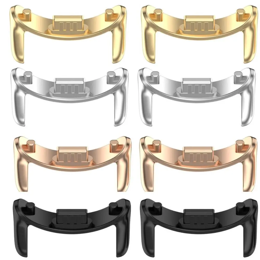 2 ชิ้นนาฬิกาสมาร์ท Watchband สายรัดข้อมือโลหะเชื่อมต่อสายอะแดปเตอร์สําหรับ Xiao mi mi Band 8