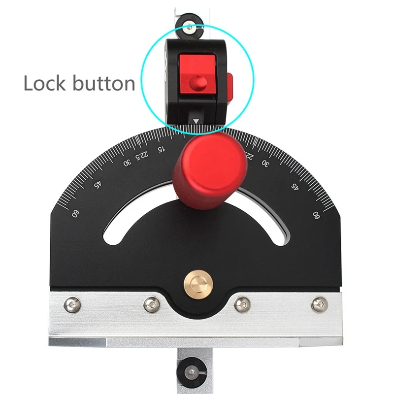 Table Saw Miter Gauge Handle Bench Router Miter Gauge Sawing Assembly Ruler DIY Carpenter Woodworking Tools