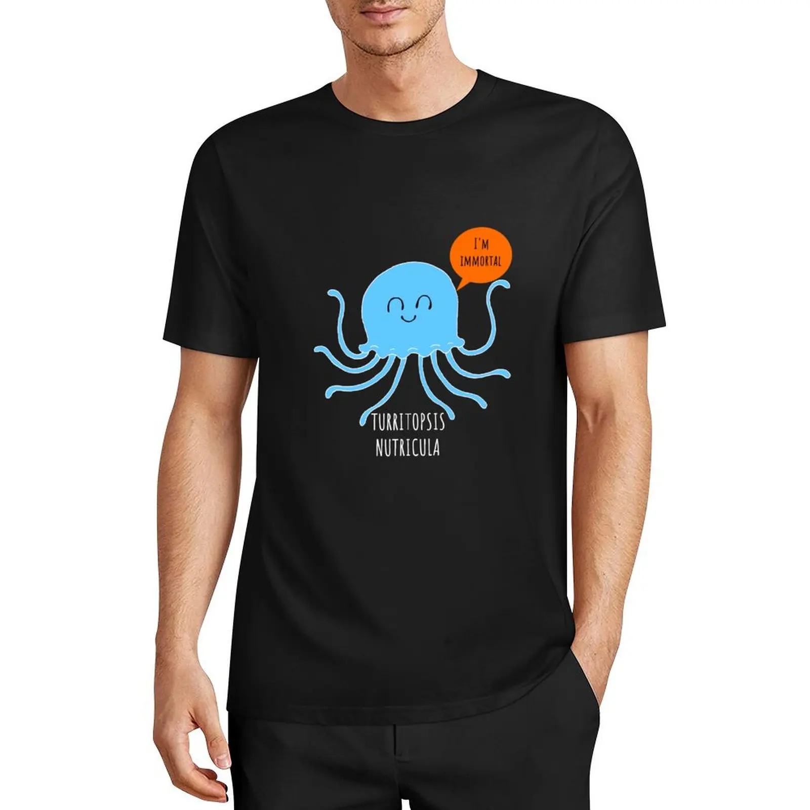 Футболка TURRITOPSIS NUTRICULA, мужские футболки с графикой большого размера