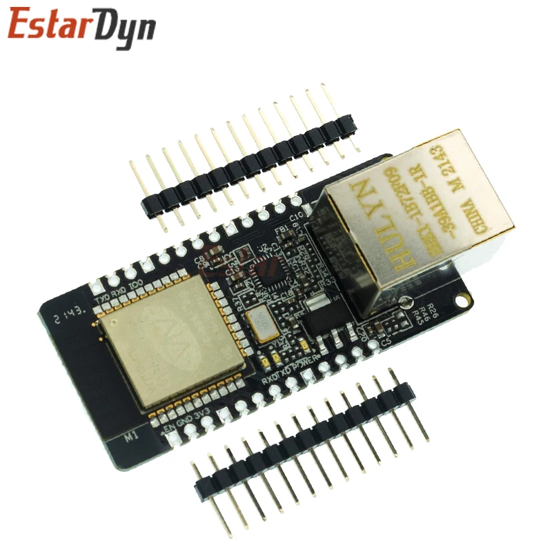 WT32-ETH01 wbudowany Port szeregowy kompatybilny z Bluetooth Ethernet WIFI Combo Gateway MCU ESP32 bezprzewodowy moduł WT32 ETH01