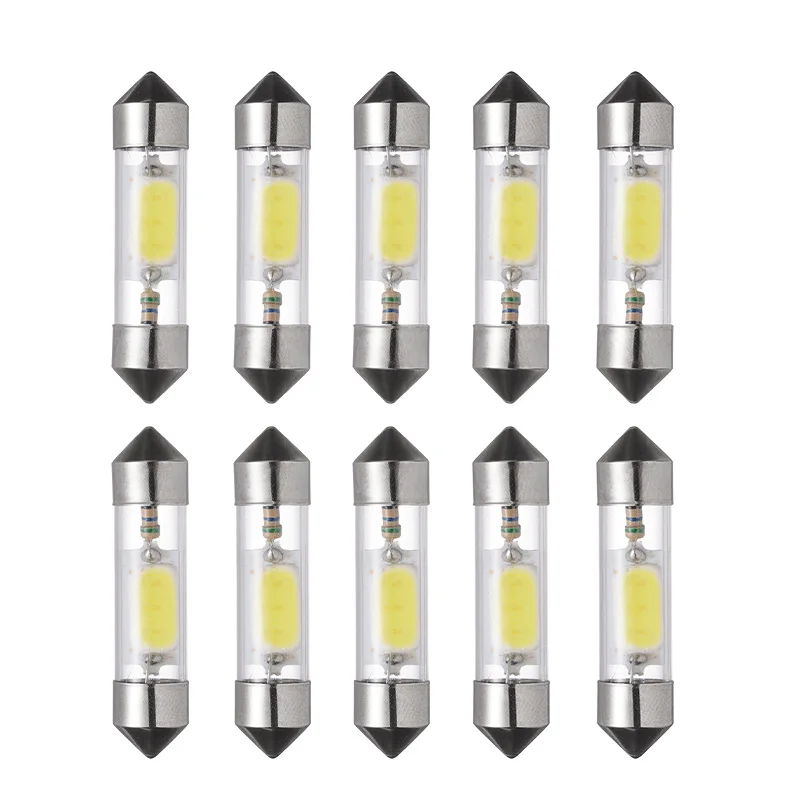 

2/4/6/10Pcs Car Interior Lights C5W C10W 12V Dome Reading License Plate Lamp Auto LED Bulb Canbus Led White 36mm