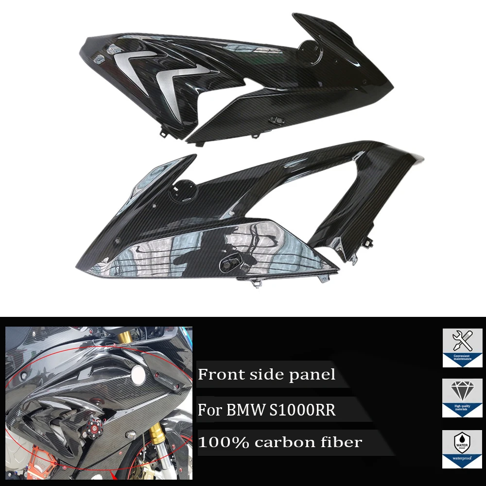 

Suitable for BMW S1000RR S1000RR 2015-2018, 2016, 2017 Motorcycle 3K Carbon Fiber Side Cover Modified Body Cover Kit