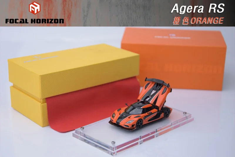 

(Pre-order) Focal Horizon FH 1:64 Agera RS Orange limit999 Diecast Collector's Vehicle Model Car