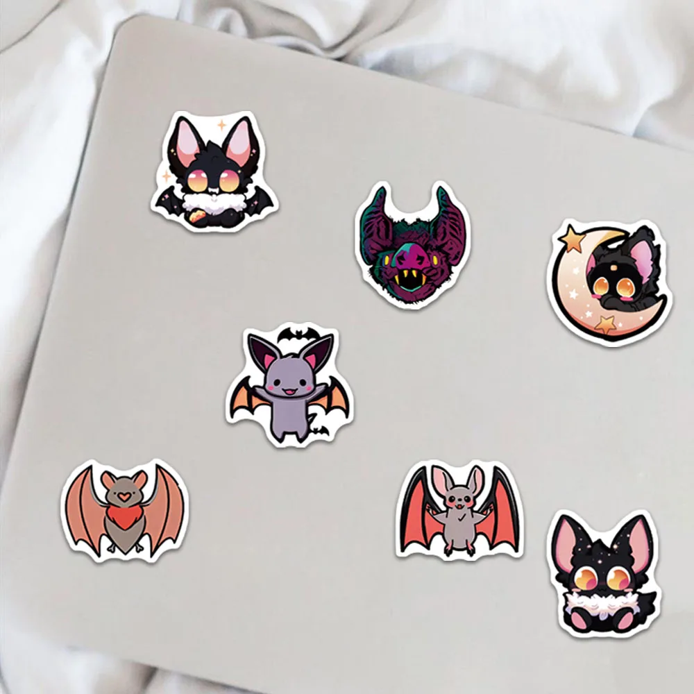 50PCS Kreative Fledermaus Niedlichen Cartoon Aufkleber Dekorative Notebook Telefon Fällen DIY Wasserdichte Aufkleber