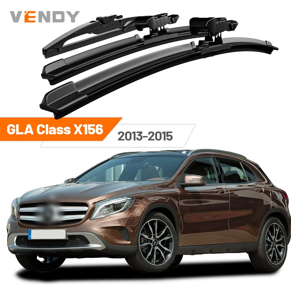 

For Mercedes Benz GLA Class X156 2013-2015 2014 Front & Rear Windshield Wiper Blades Windscreen Wipers Set Accessories